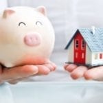 Home and savings concept