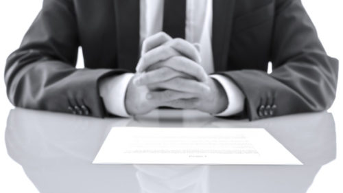 Businessman at Desk