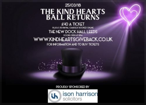 Ison Harrison are Key Sponsors of the Kind Hearts Give Back Ball