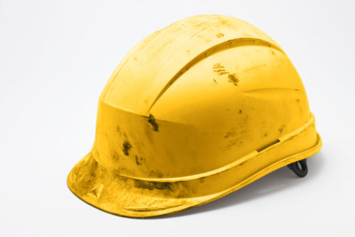 Workers Yellow Hard Hat