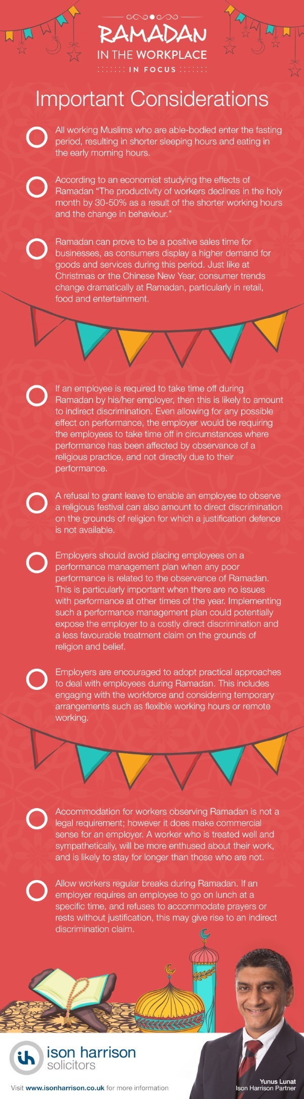 Ramadan Infographic in the workplace