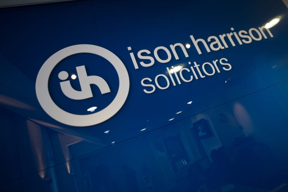 Duke House Leeds Head Office of Ison Harrison Solicitors - Signage