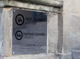 Duke House Leeds Head Office of Ison Harrison Solicitors - Signage