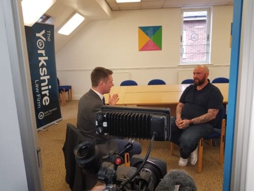 adrian joynson itv interview at ison harrison solicitors