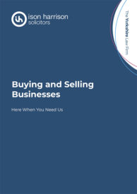 Buying and Selling Businesses by Ison Harrison