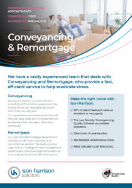 Conveyancing Information Sheet