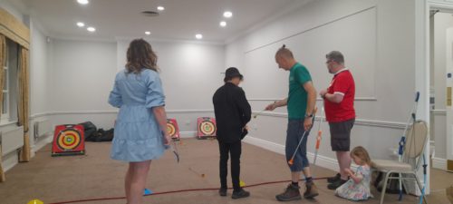erb's palsy family fun day archery game