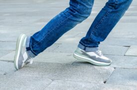tripping on pavement